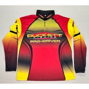 DUCKETT FISHING Men's Medium Pro-Driven Shirt Long Sleeve Tee‎ Sun Guard